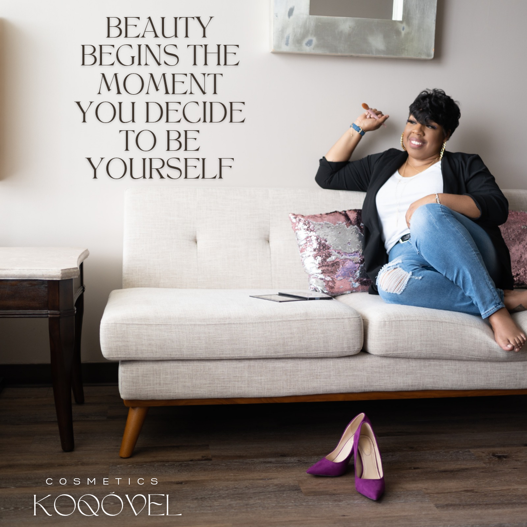 Owner of Koqovel Cosmetics, created to build confidence in the skin you are in. A cosmetic brand made to enhance natural beauty while promoting skin positivity in women of the African American community.